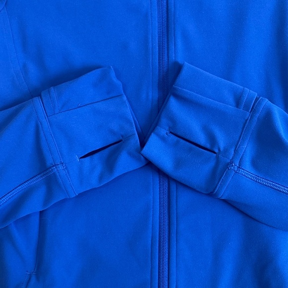 Lululemon Cropped Define Jacket Nulu In Psychic Blue Size 8 - Picture 5 of 12